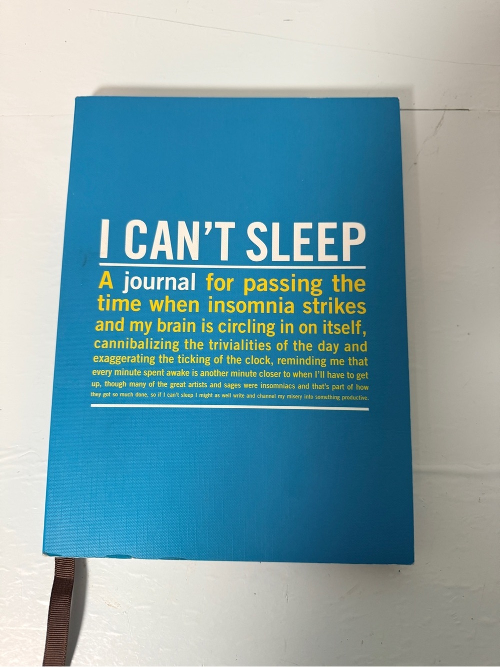 Knock Knock I Can't Sleep Guided Journal Insomnia
